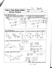 Provide students with a problem involving two similar triangles, and ask them to determine the missing side length or angle. . Unit 6 test study guide similar triangles answers ratio and proportion